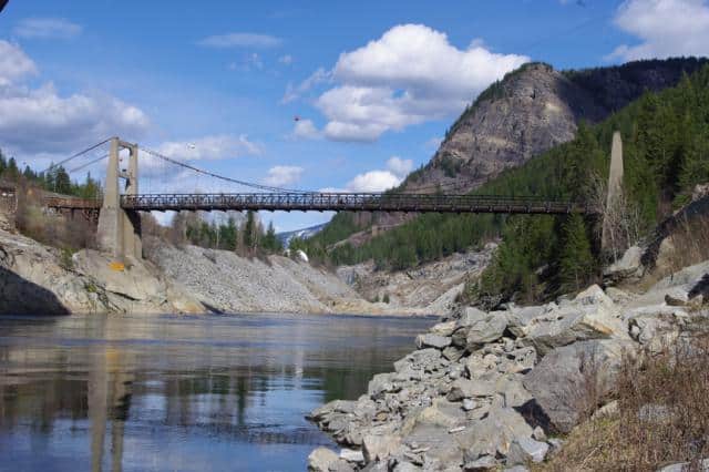 Brilliant Bridge over Kootenay River